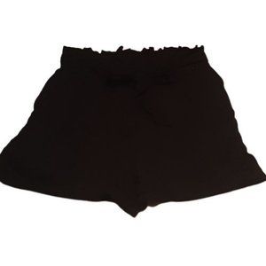 Pull & Bear Elastic Waist Athleisure Casual Shorts Black Size M